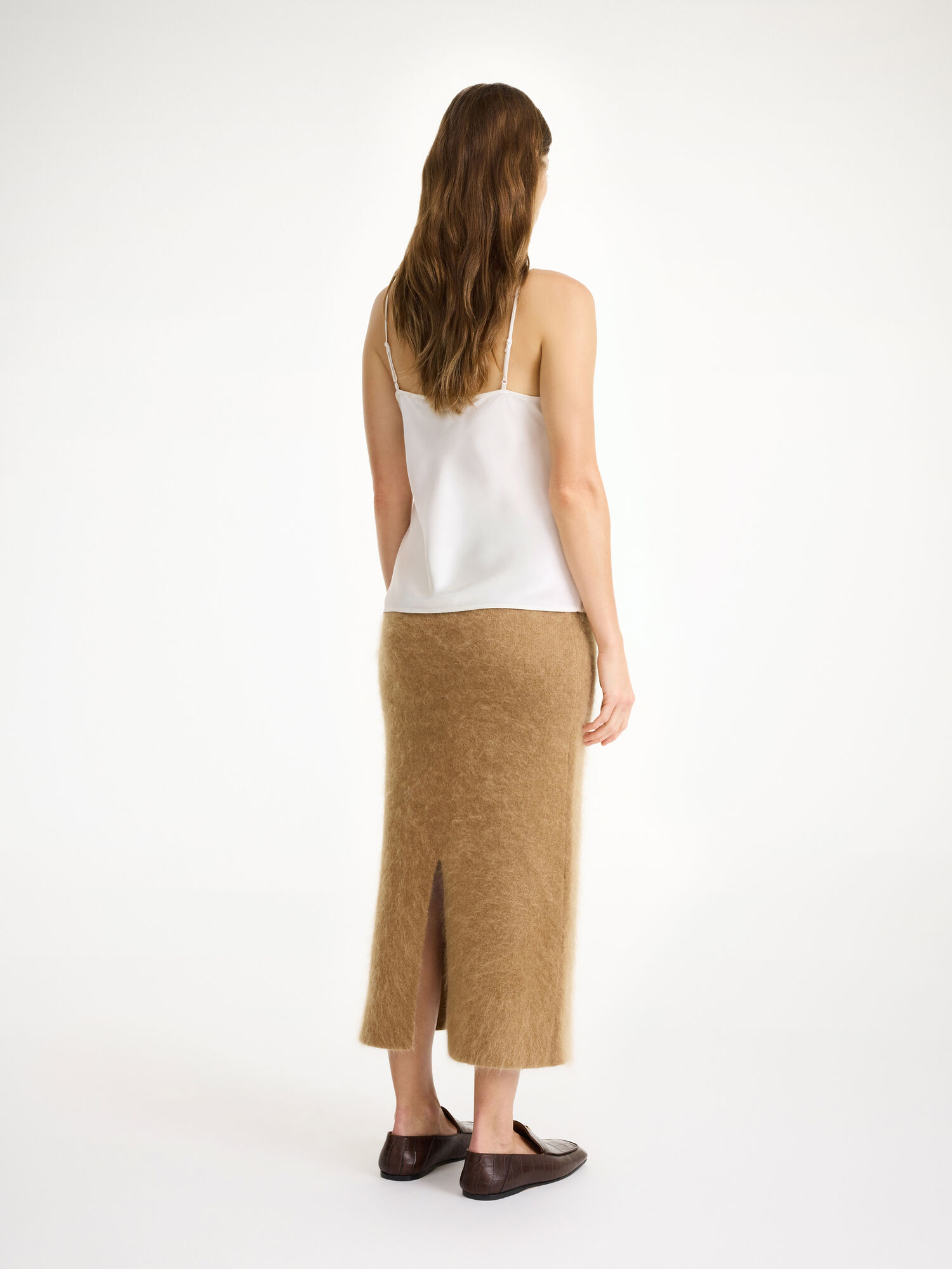 By Malene Birger Estille Midi Skirt Stickat Bruna | SE_BB70888