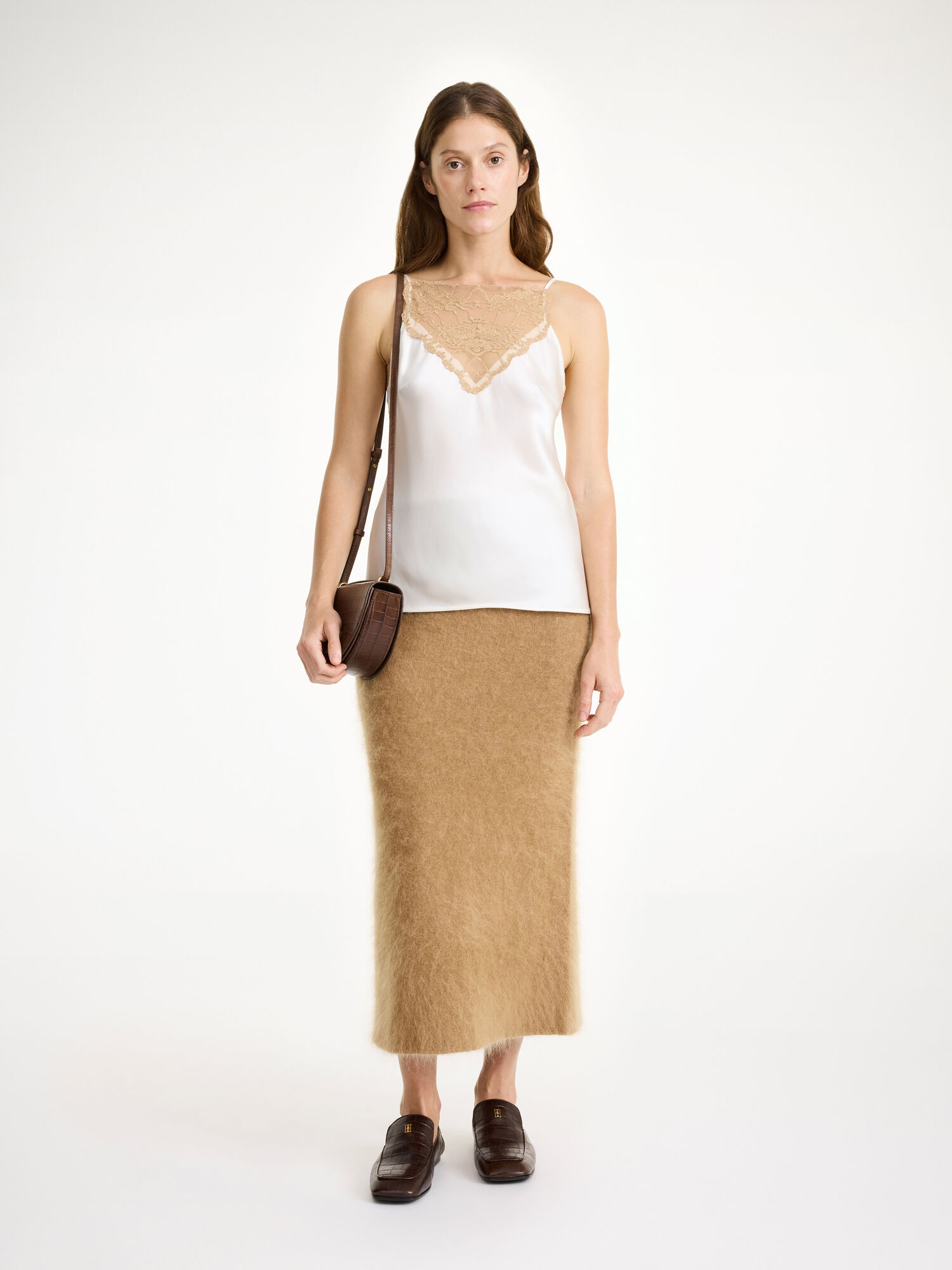 By Malene Birger Estille Midi Skirt Stickat Bruna | SE_BB70888