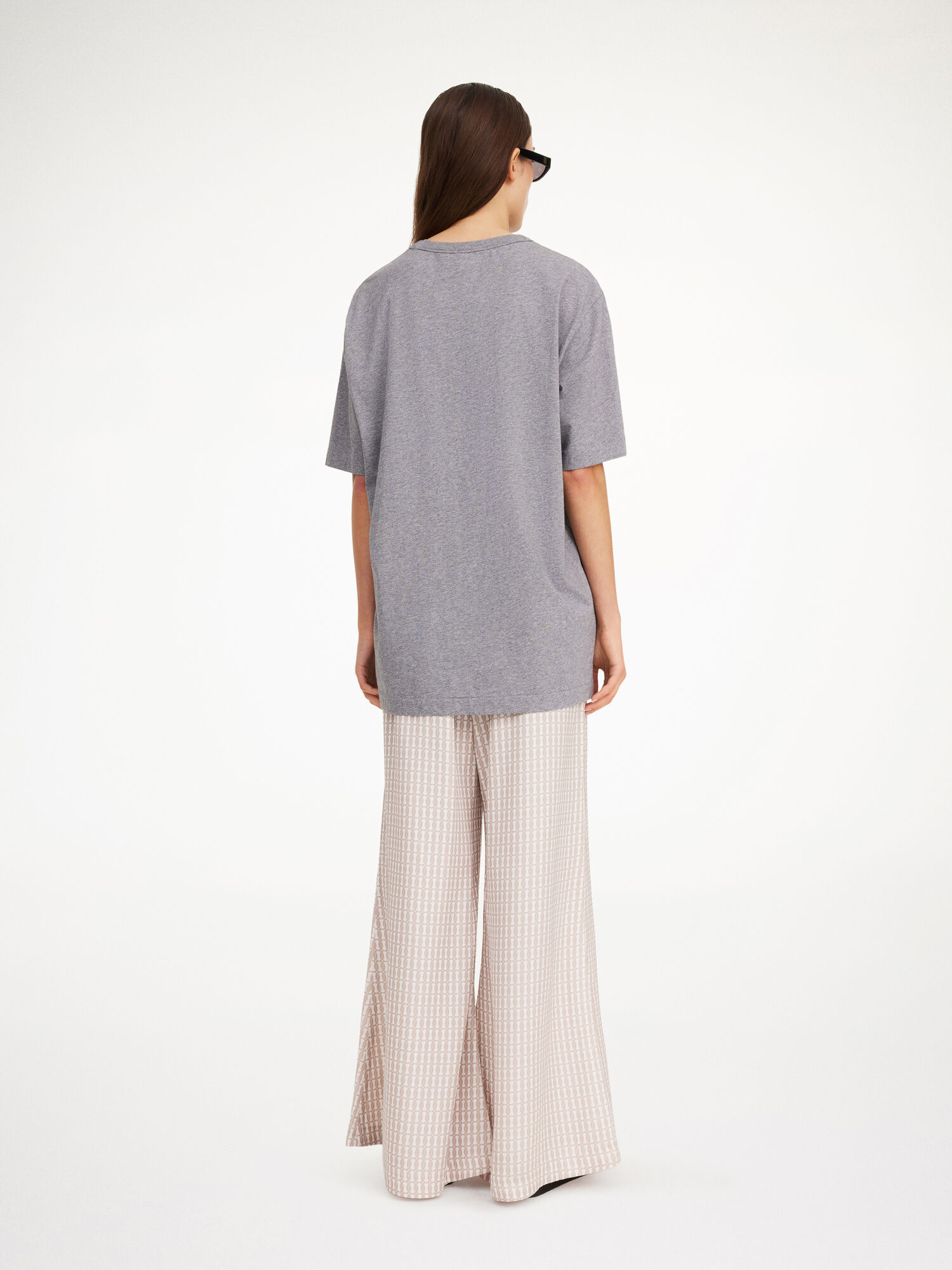 By Malene Birger Fayeh Organic Cotton T-shirt Blast Grå | SE_BB15324