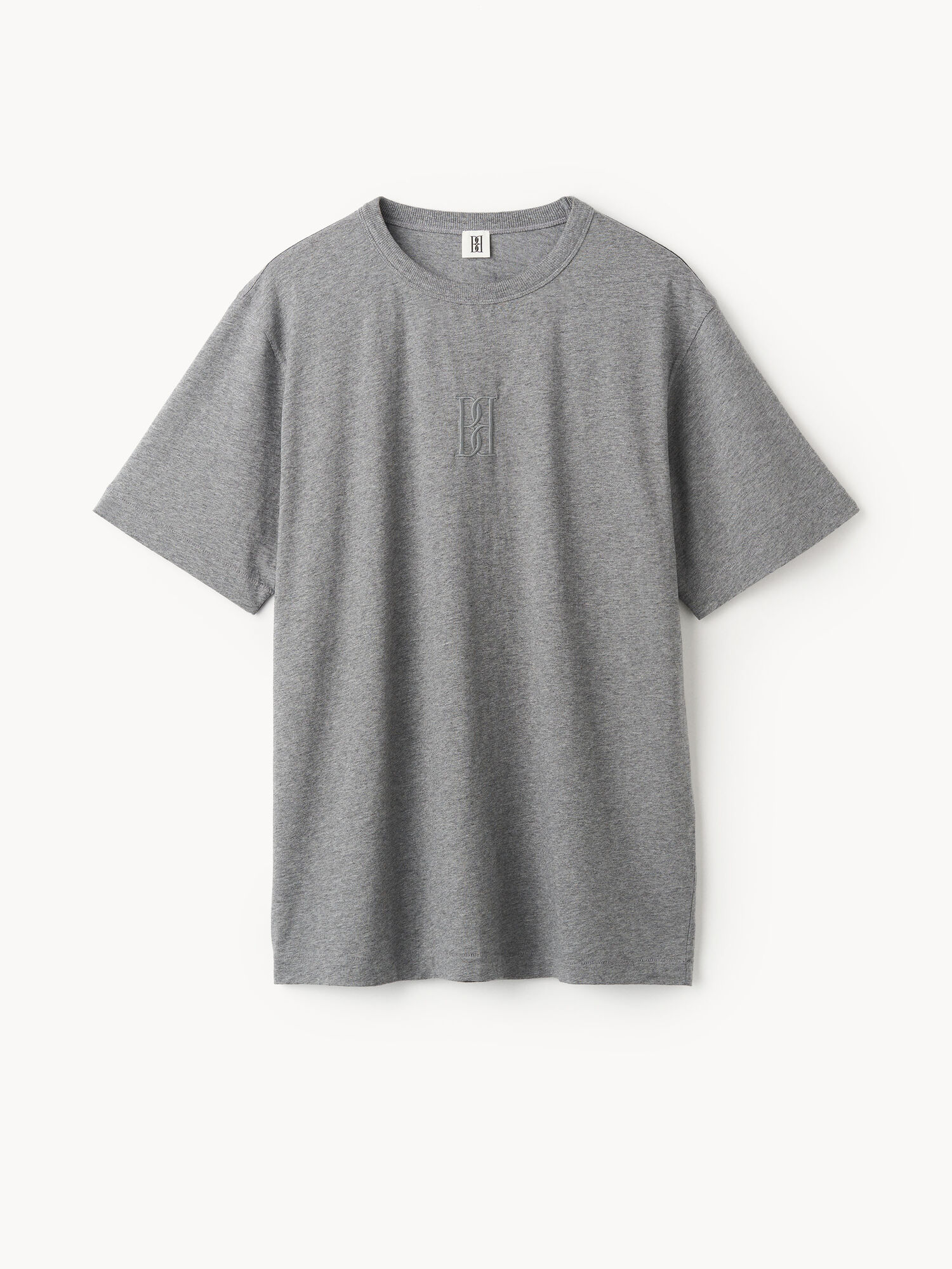 By Malene Birger Fayeh Organic Cotton T-shirt Blast Grå | SE_BB15324