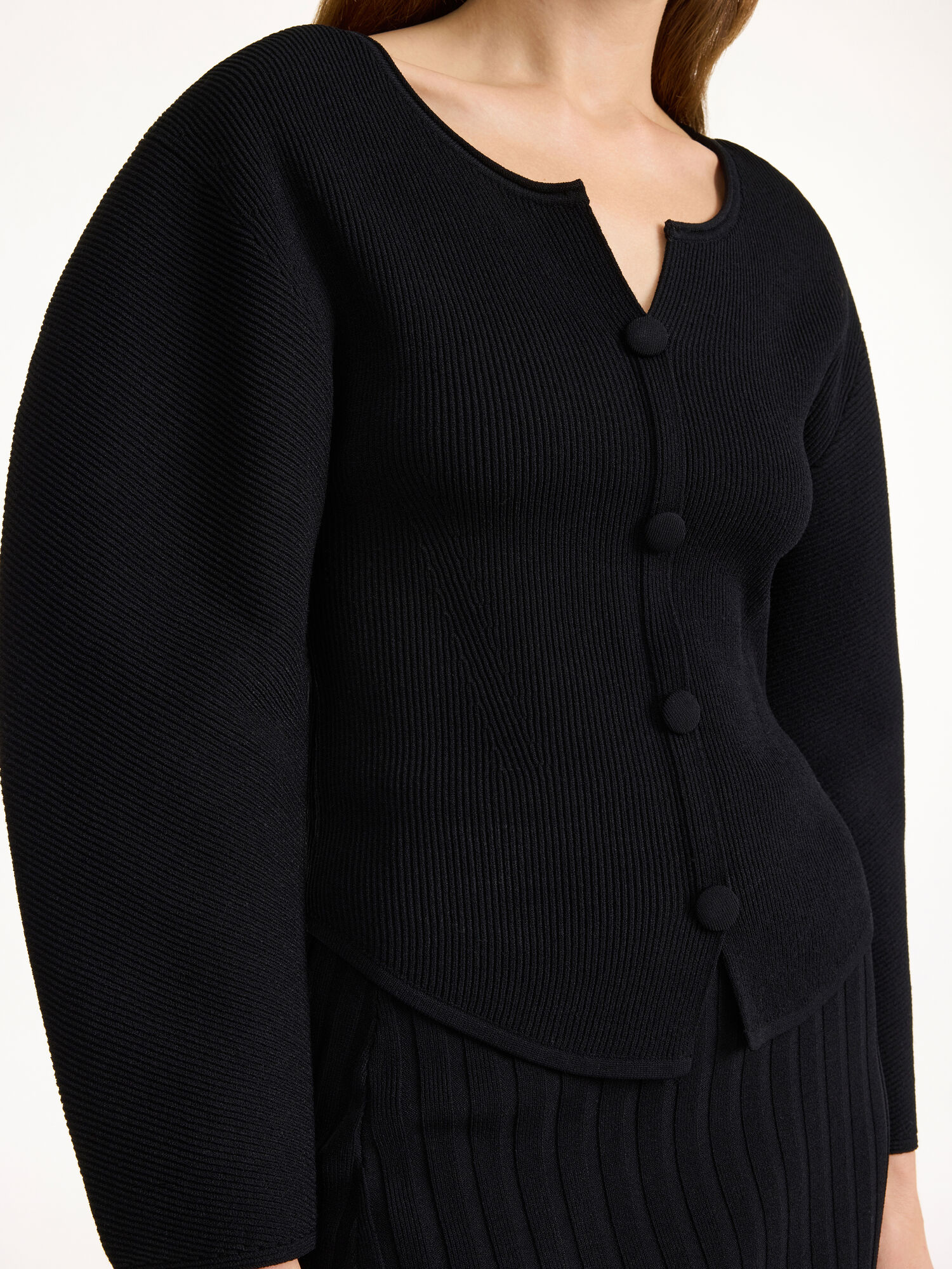 By Malene Birger Francinas Sweater Stickat Svarta | SE_BB90373