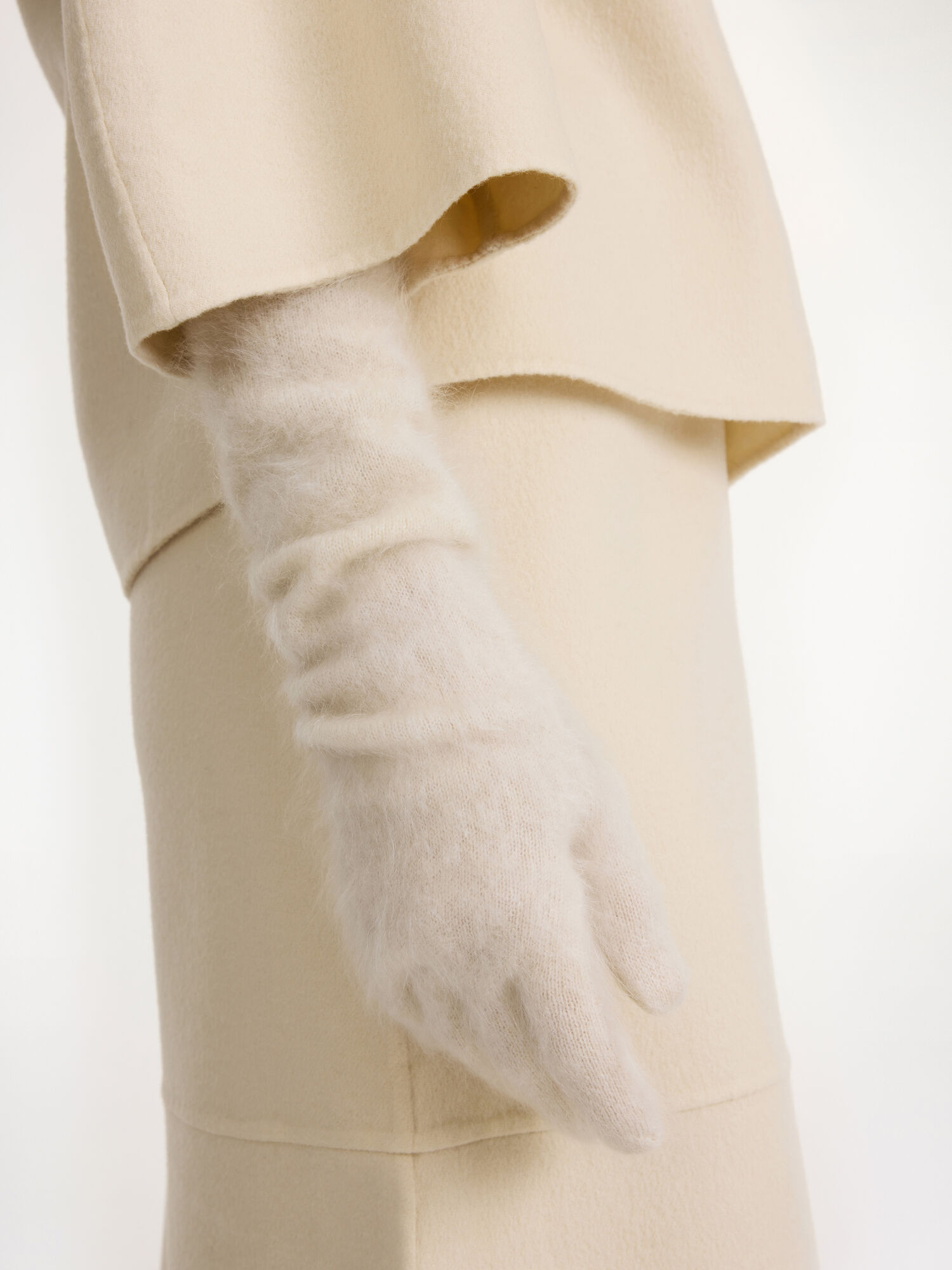 By Malene Birger Guanta Cashmere Gloves Andra Tillbehör Oyster Gray | SE_BB90431