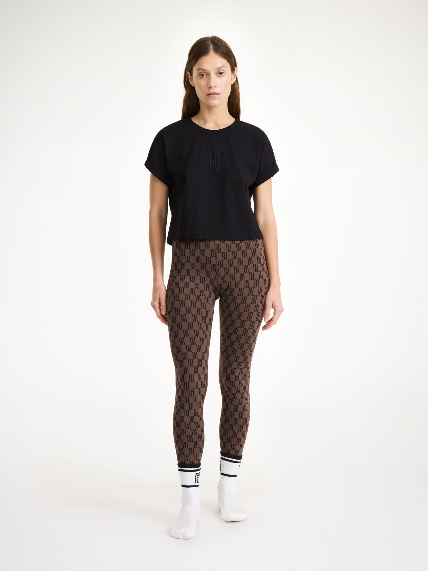 By Malene Birger Hedalia Organic Cotton T-shirt Blast Svarta | SE_BB46394