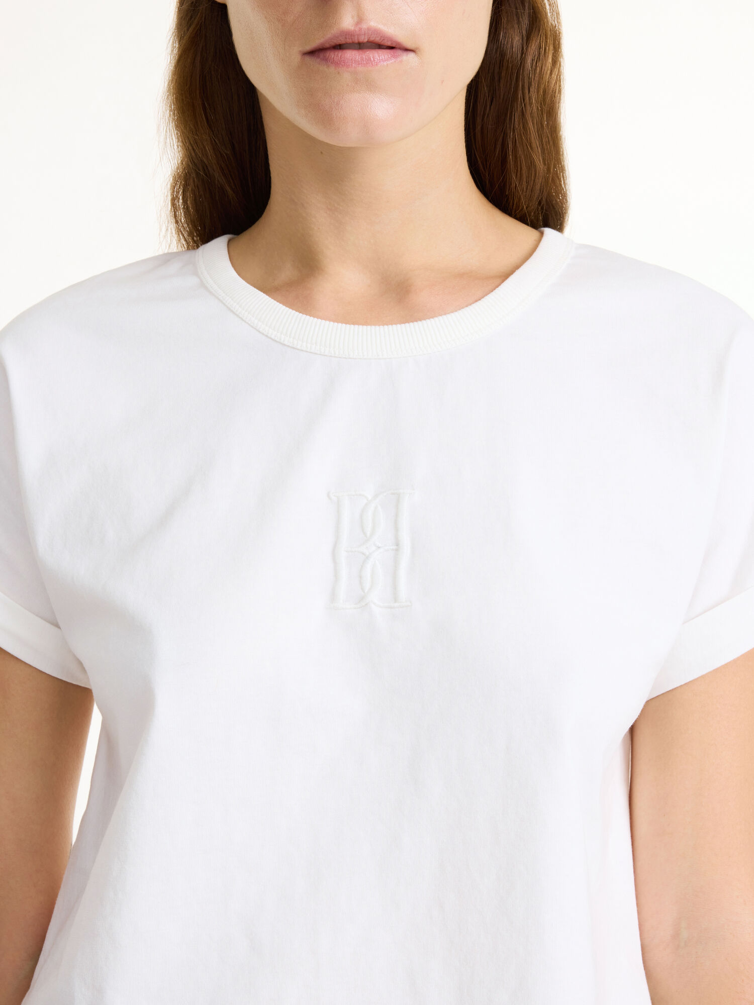 By Malene Birger Hedalia Organic Cotton T-shirt Blast Vita | SE_BB92747