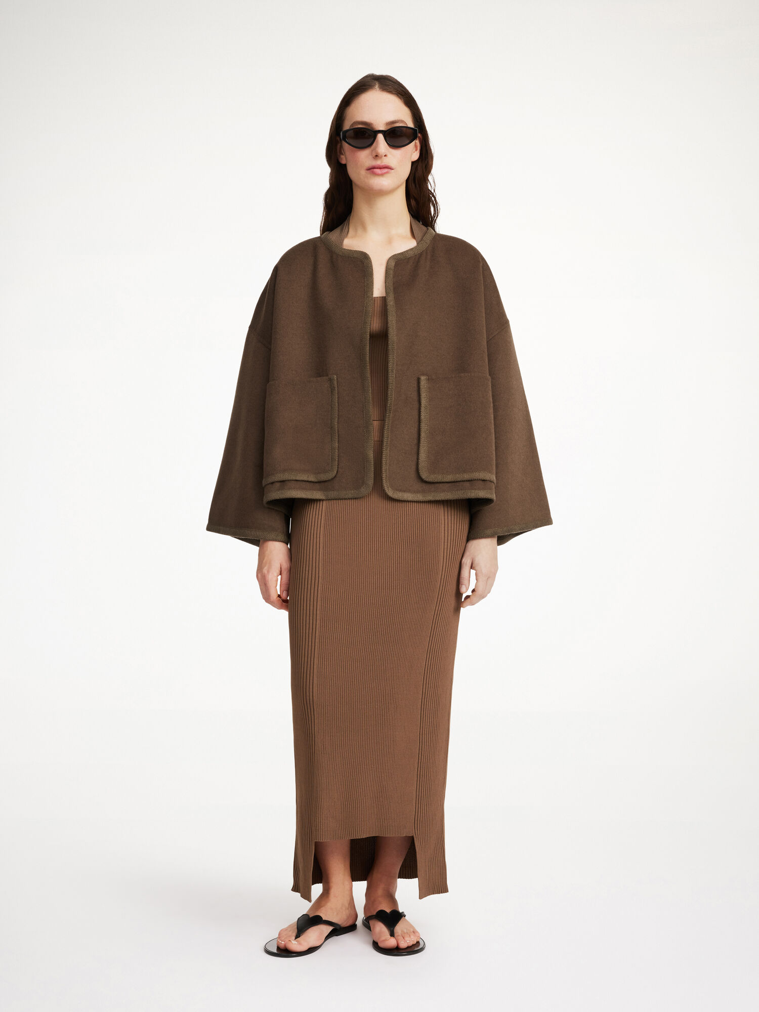 By Malene Birger Jacquie Wool Jackor Shitake | SE_BB22474