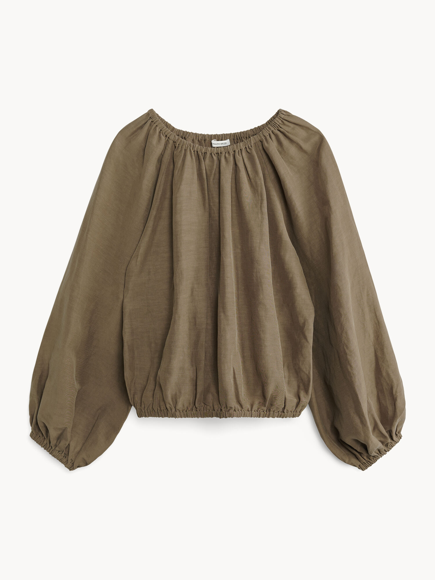 By Malene Birger Lalow Blouse Skjorta Shitake | SE_BB10126