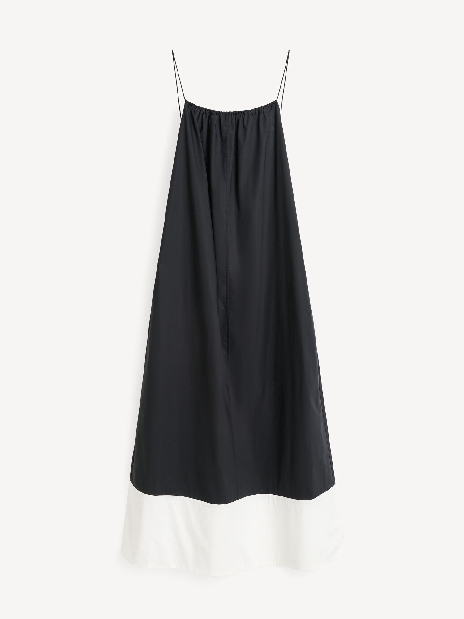 By Malene Birger Lanney Organic Cotton Maxi Klänning Randig Svarta Vita | SE_BB26277