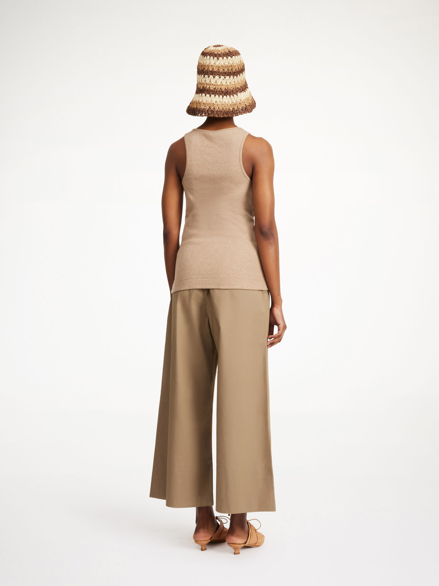 By Malene Birger Luisa High-waisted Långbyxor Shitake | SE_BB92620