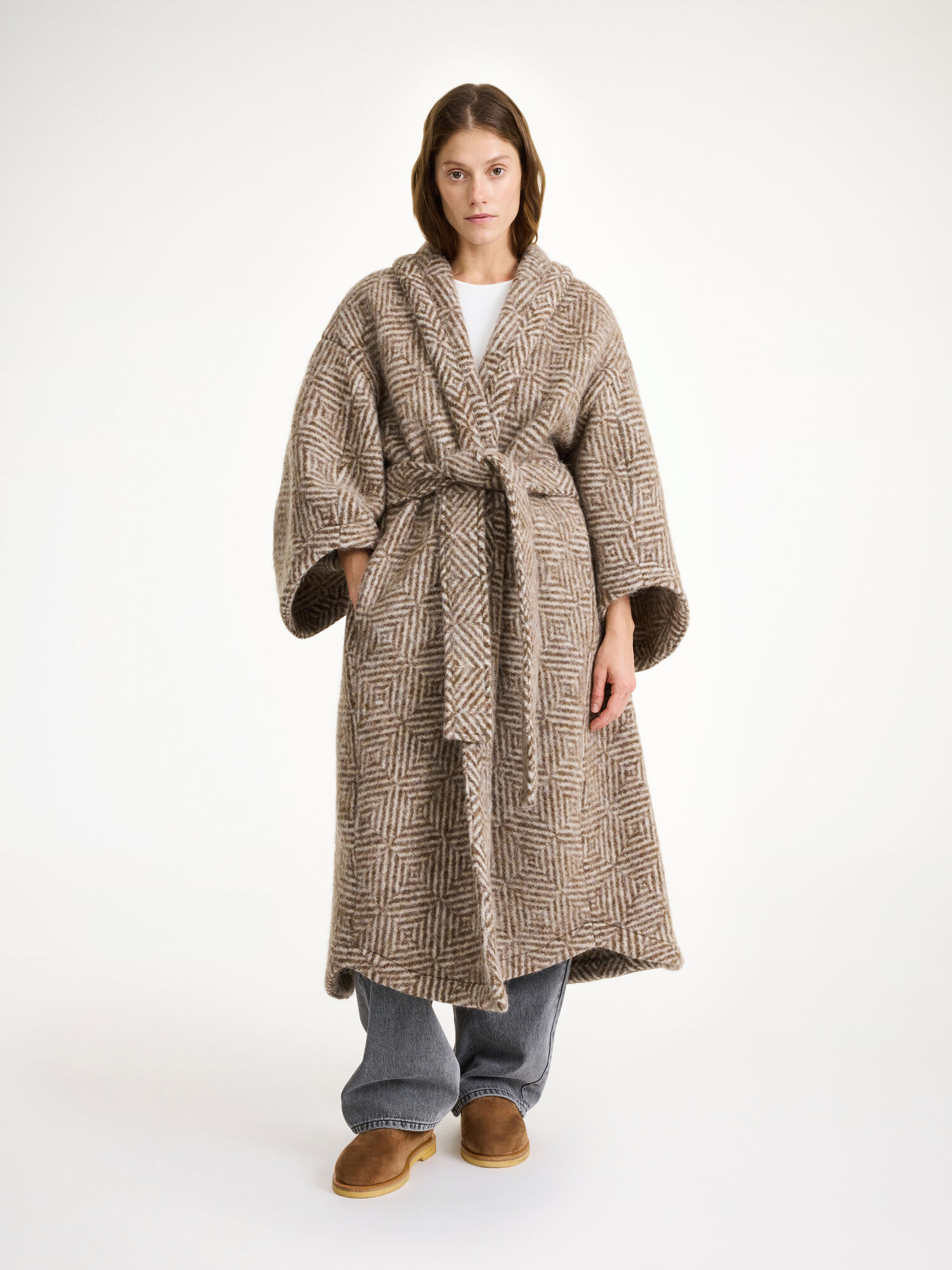 By Malene Birger Mangia Wool-blend Jackor Shitake | SE_BB40014