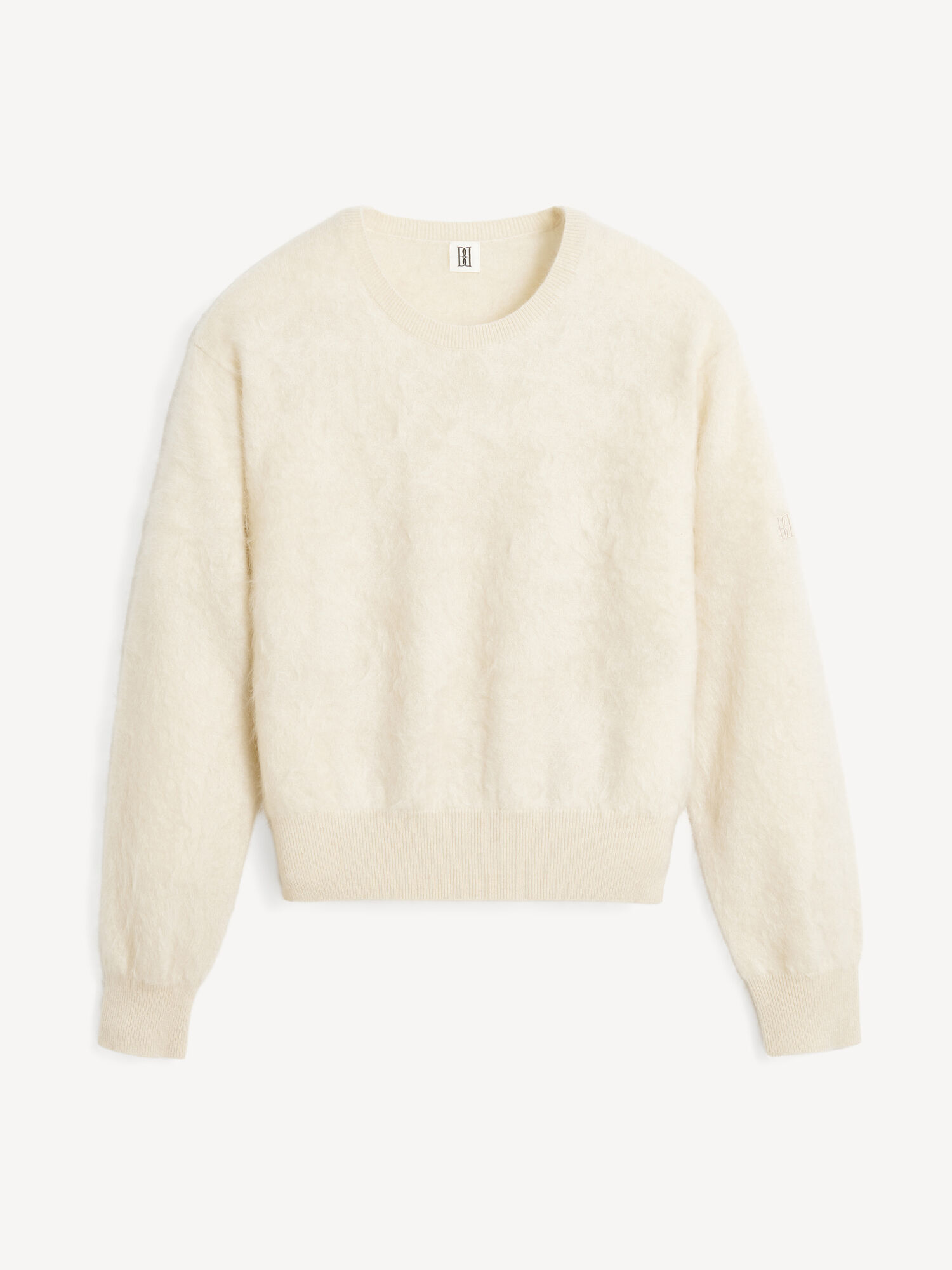 By Malene Birger Mantea Cashmere Sweater Stickat Oyster Gray | SE_BB78582