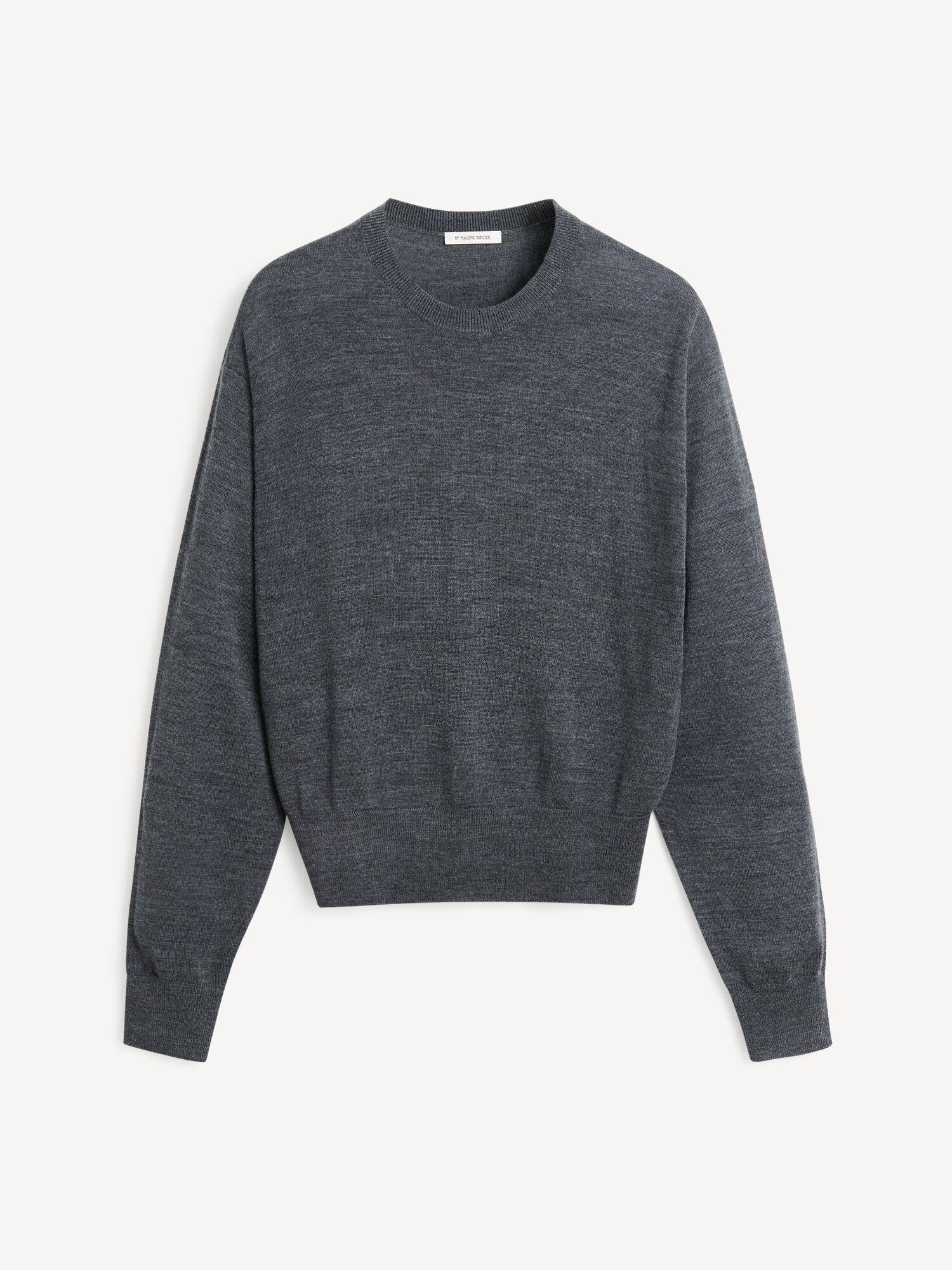 By Malene Birger Mantea Merino Wool Sweater Stickat Grå | SE_BB10596