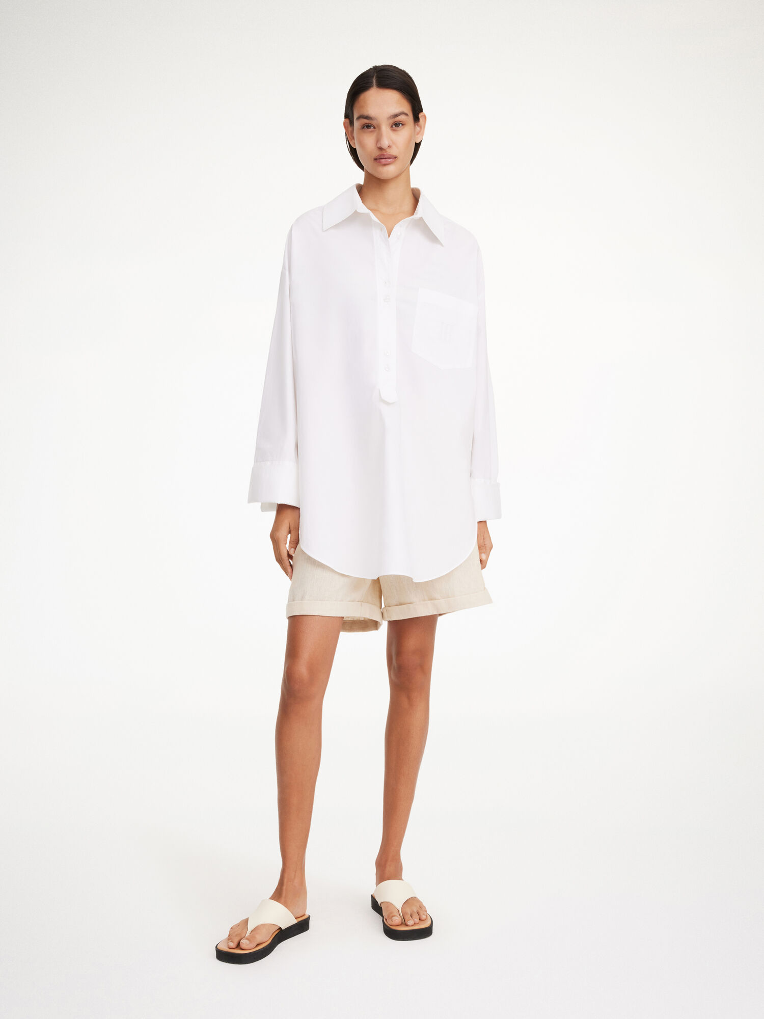 By Malene Birger Maye Organic Cotton Skjorta Vita | SE_BB48216