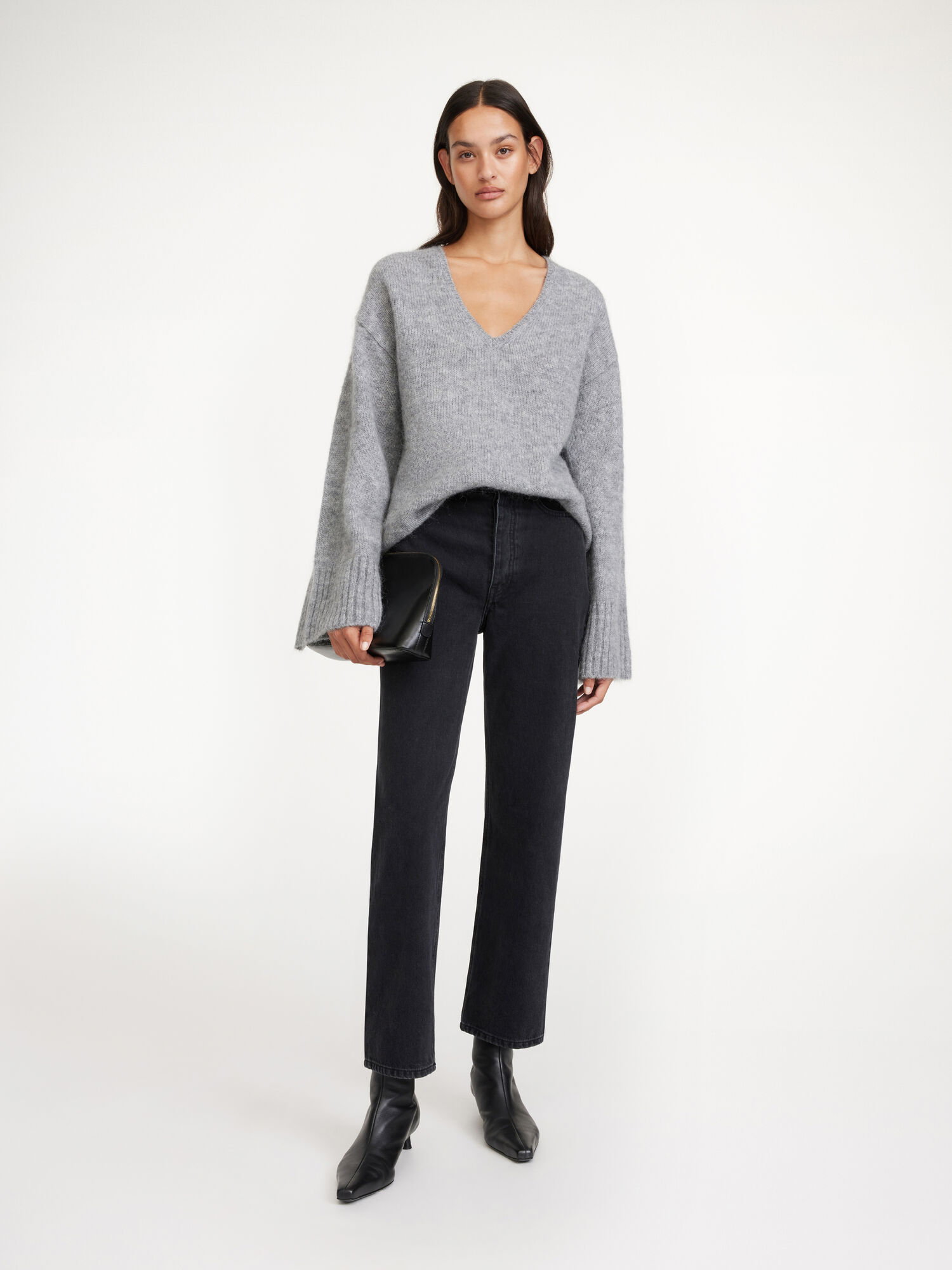 By Malene Birger Milium Organic Cotton Långbyxor Svarta | SE_BB35837