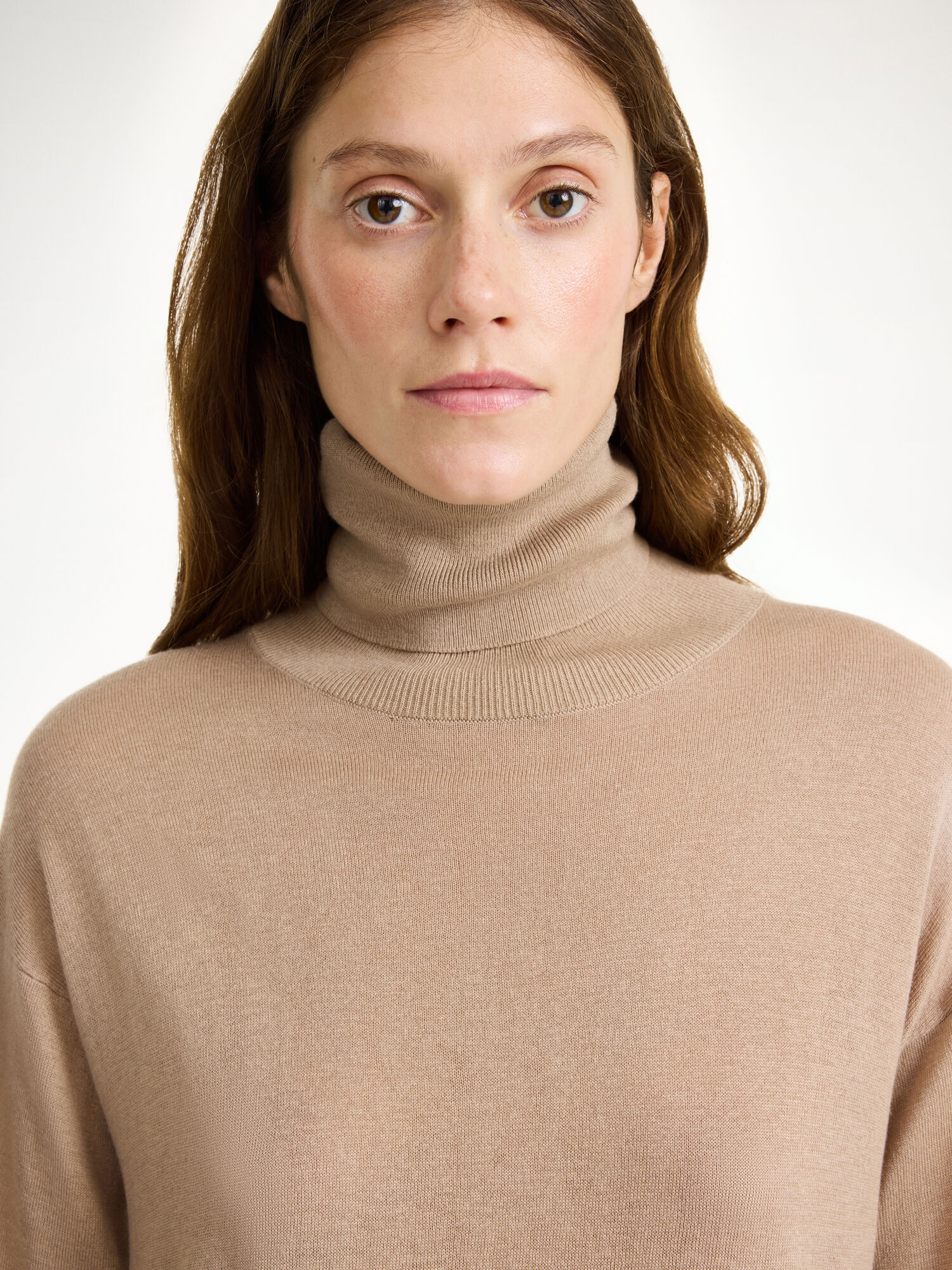 By Malene Birger Mohsen Turtleneck Sweater Stickat Nomad | SE_BB39757