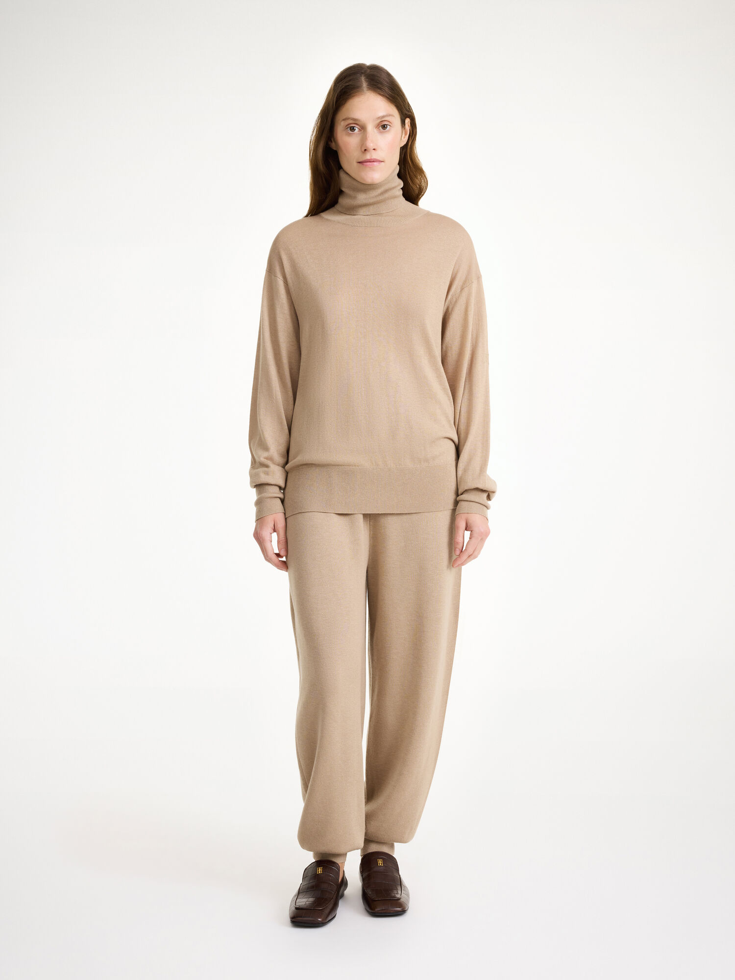 By Malene Birger Mohsen Turtleneck Sweater Stickat Nomad | SE_BB39757