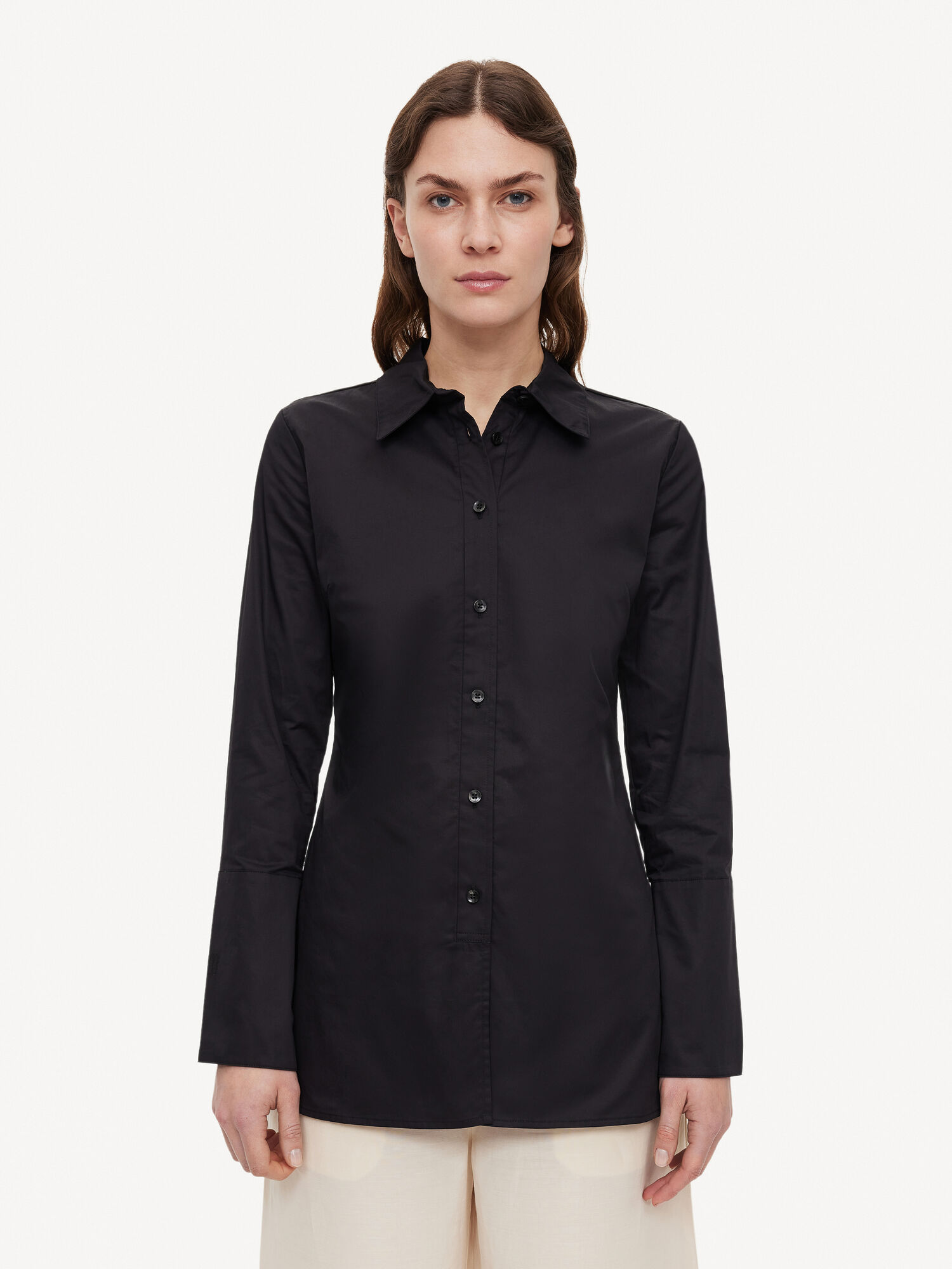 By Malene Birger Padano Organic Cotton Skjorta Svarta | SE_BB50592