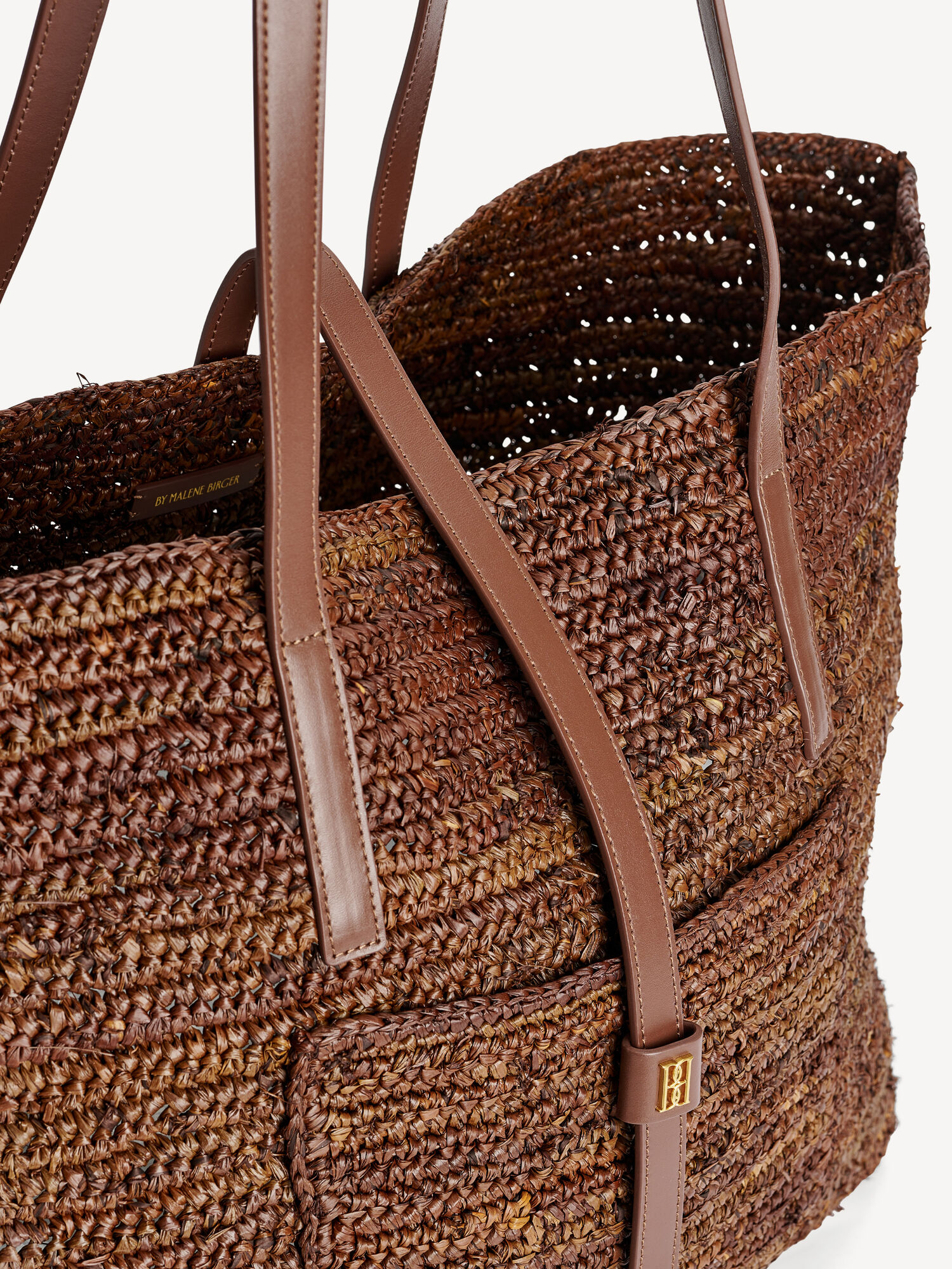 By Malene Birger Palla Straw Tote Väskor Bison | SE_BB70656