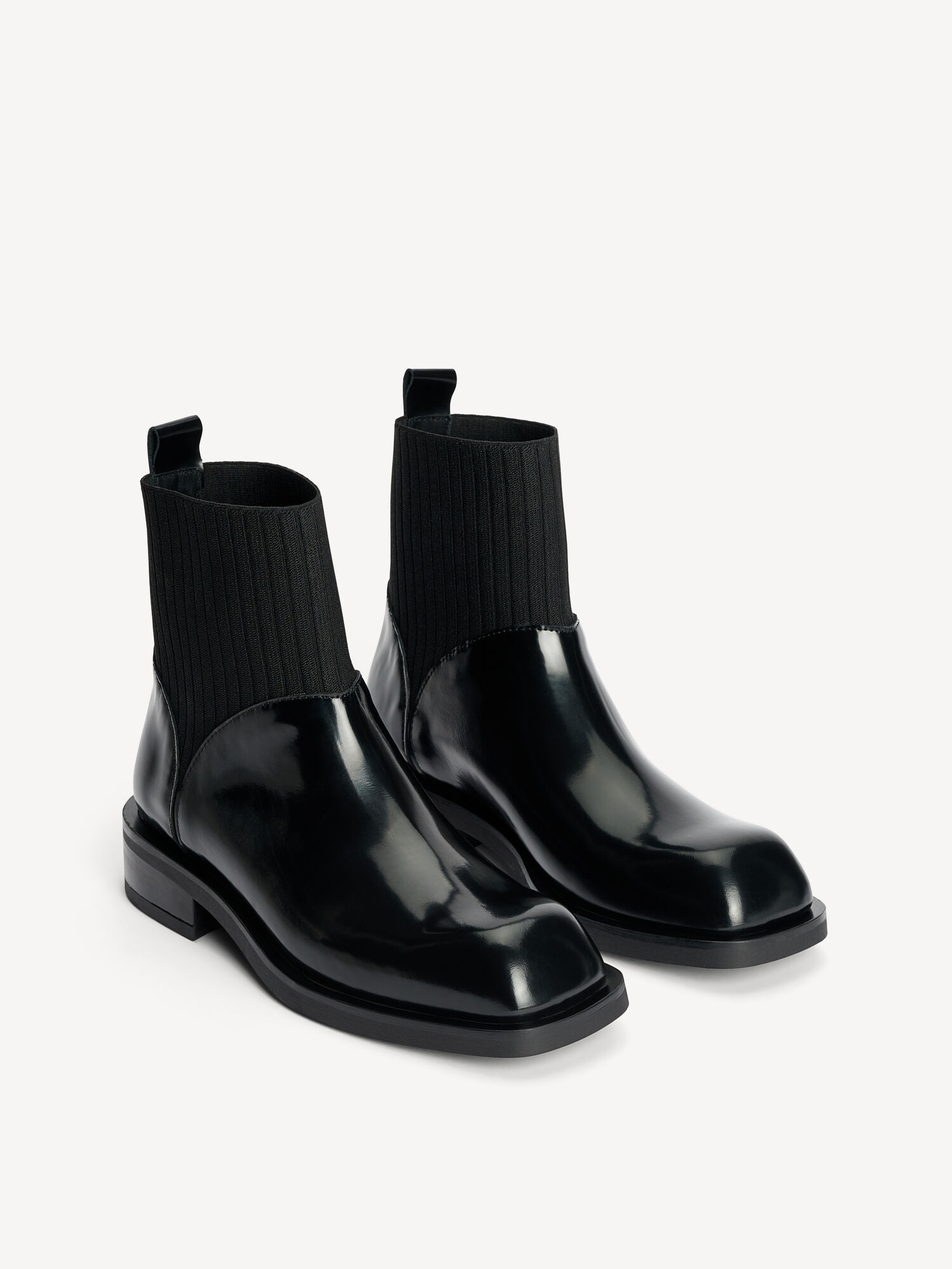 By Malene Birger Perlla Leather Boots Skor Svarta | SE_BB14068