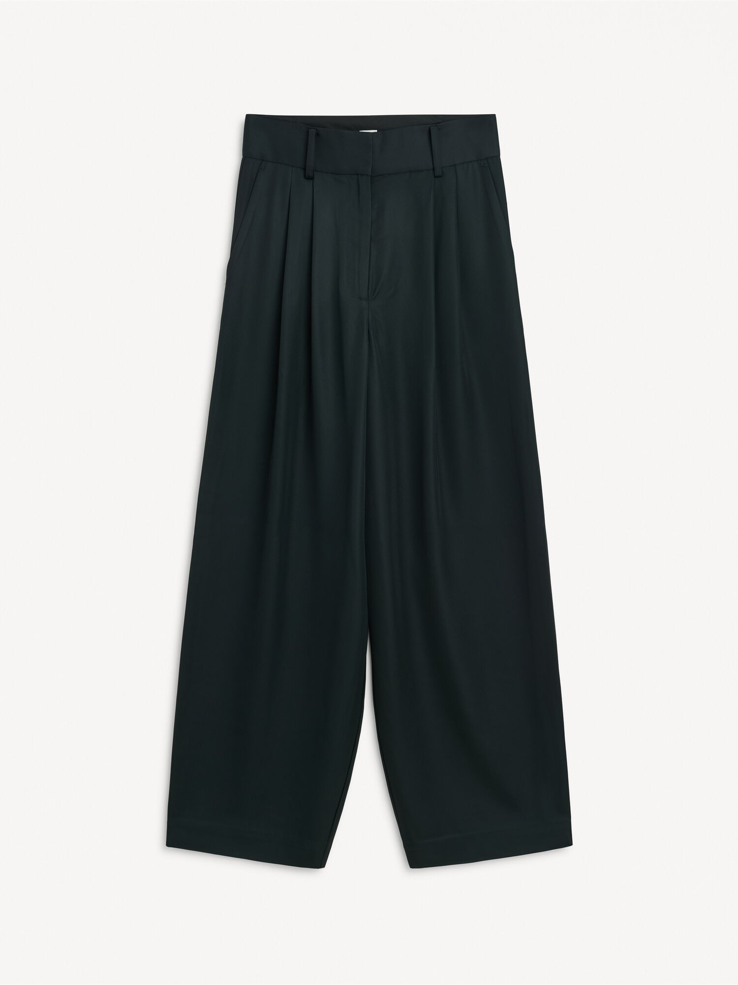 By Malene Birger Piscali Mid-waist Långbyxor Svarta | SE_BB58683