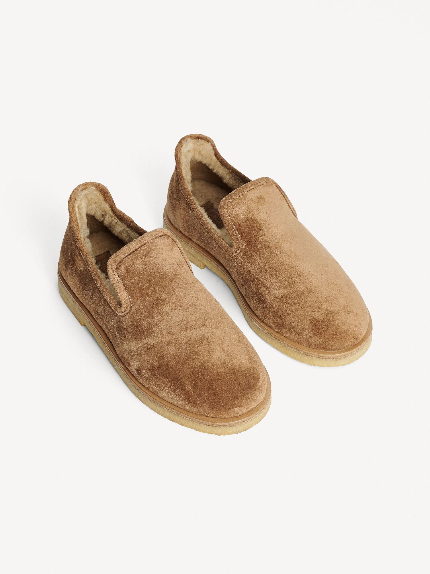 By Malene Birger Romine Suede Slippers Skor Bruna | SE_BB57966