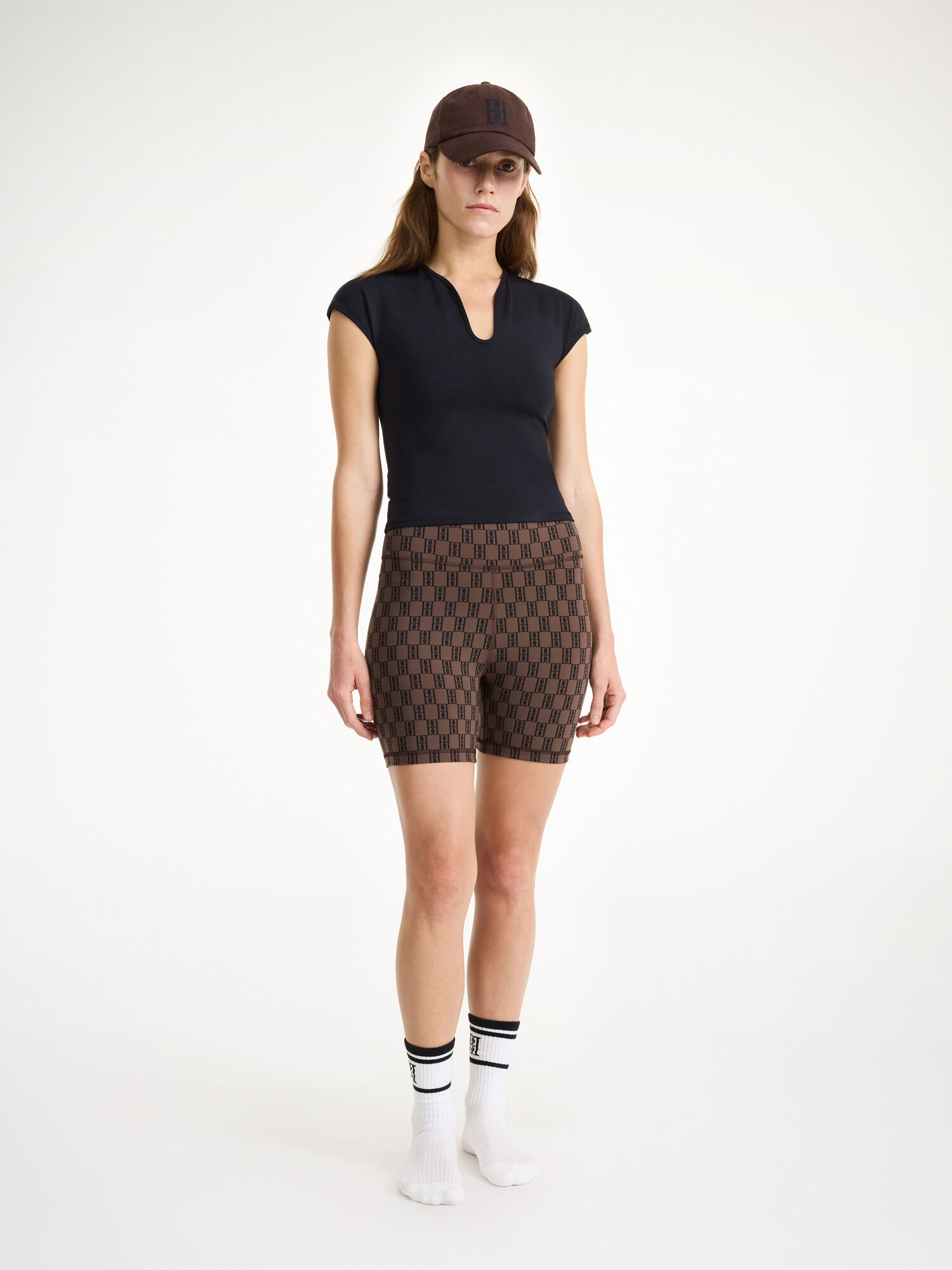 By Malene Birger Siola Atheletic Shorts Mörk | SE_BB91074