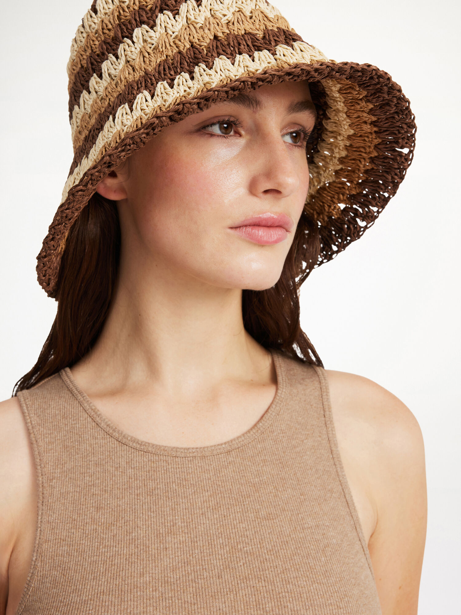 By Malene Birger Strawie Hat Andra Tillbehör Kaffe | SE_BB85388