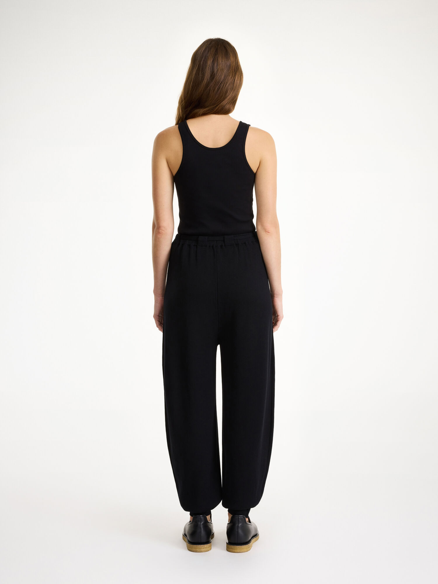 By Malene Birger Tevana High-waisted Långbyxor Svarta | SE_BB76324