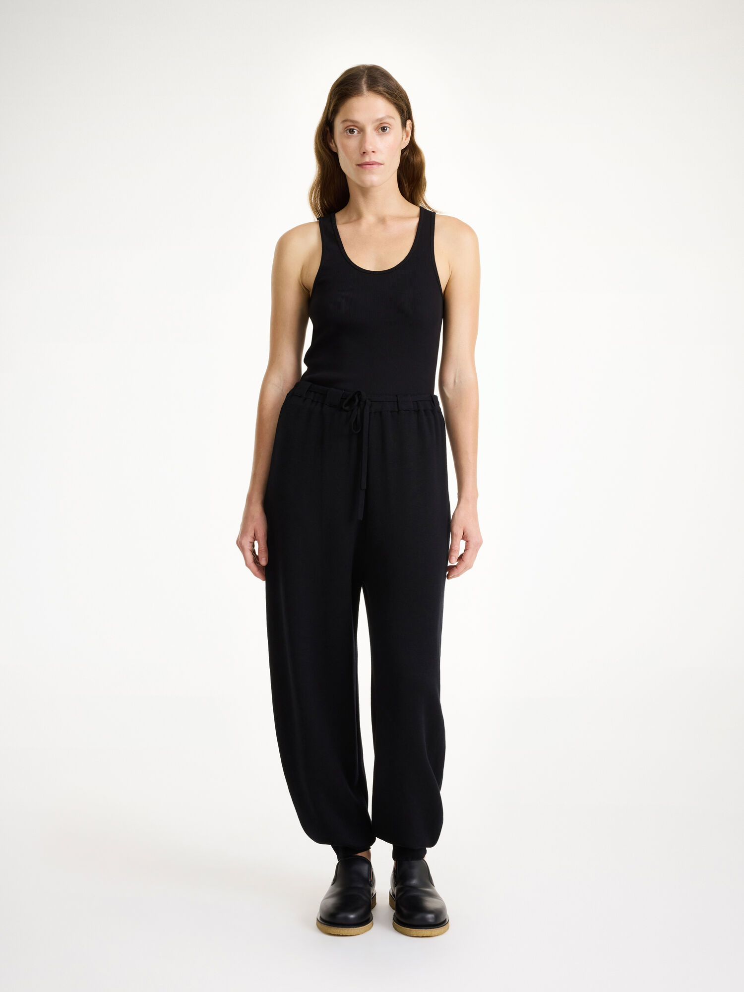 By Malene Birger Tevana High-waisted Långbyxor Svarta | SE_BB76324