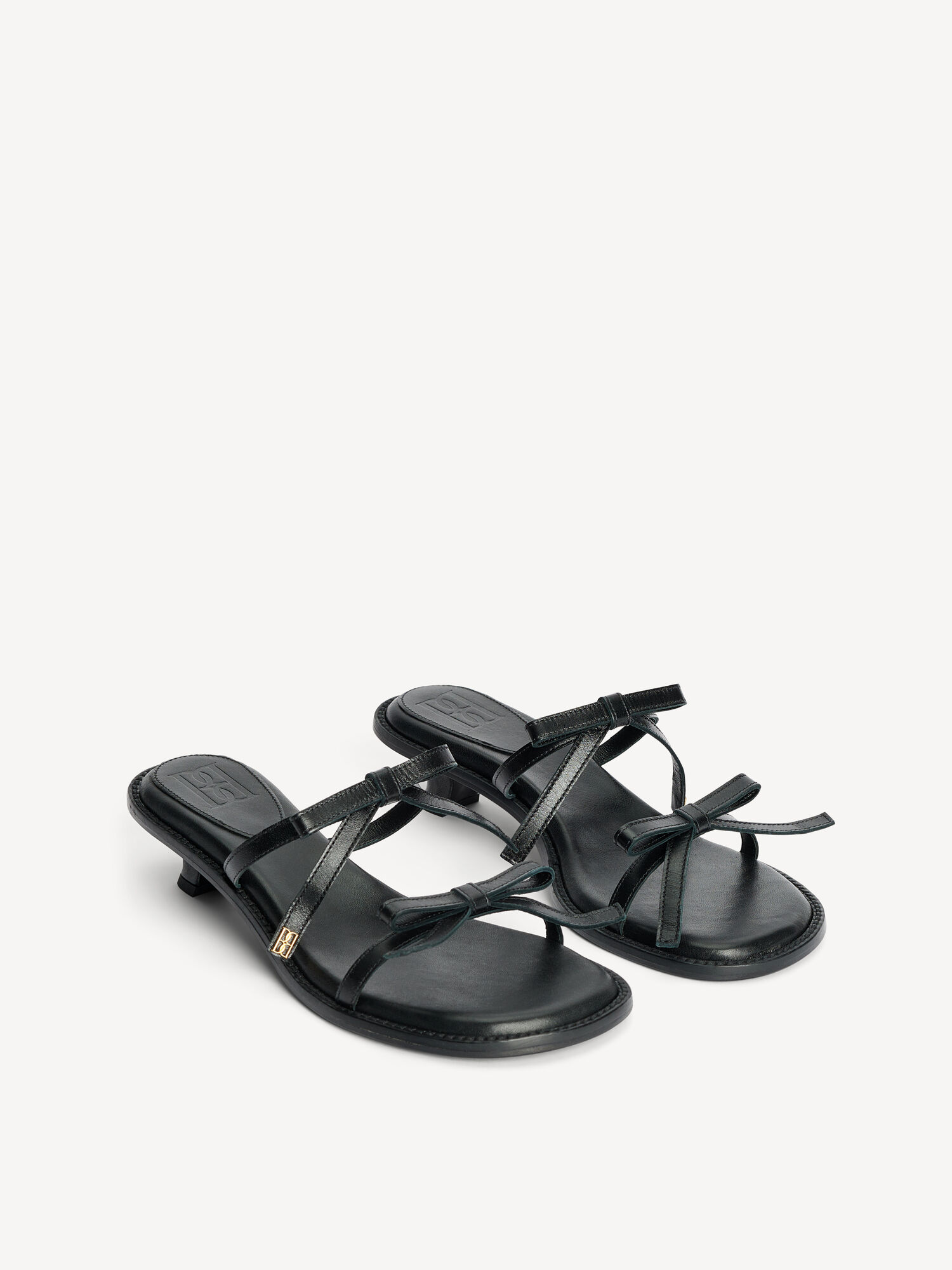 By Malene Birger Tianno Leather Sandals Skor Svarta | SE_BB40051