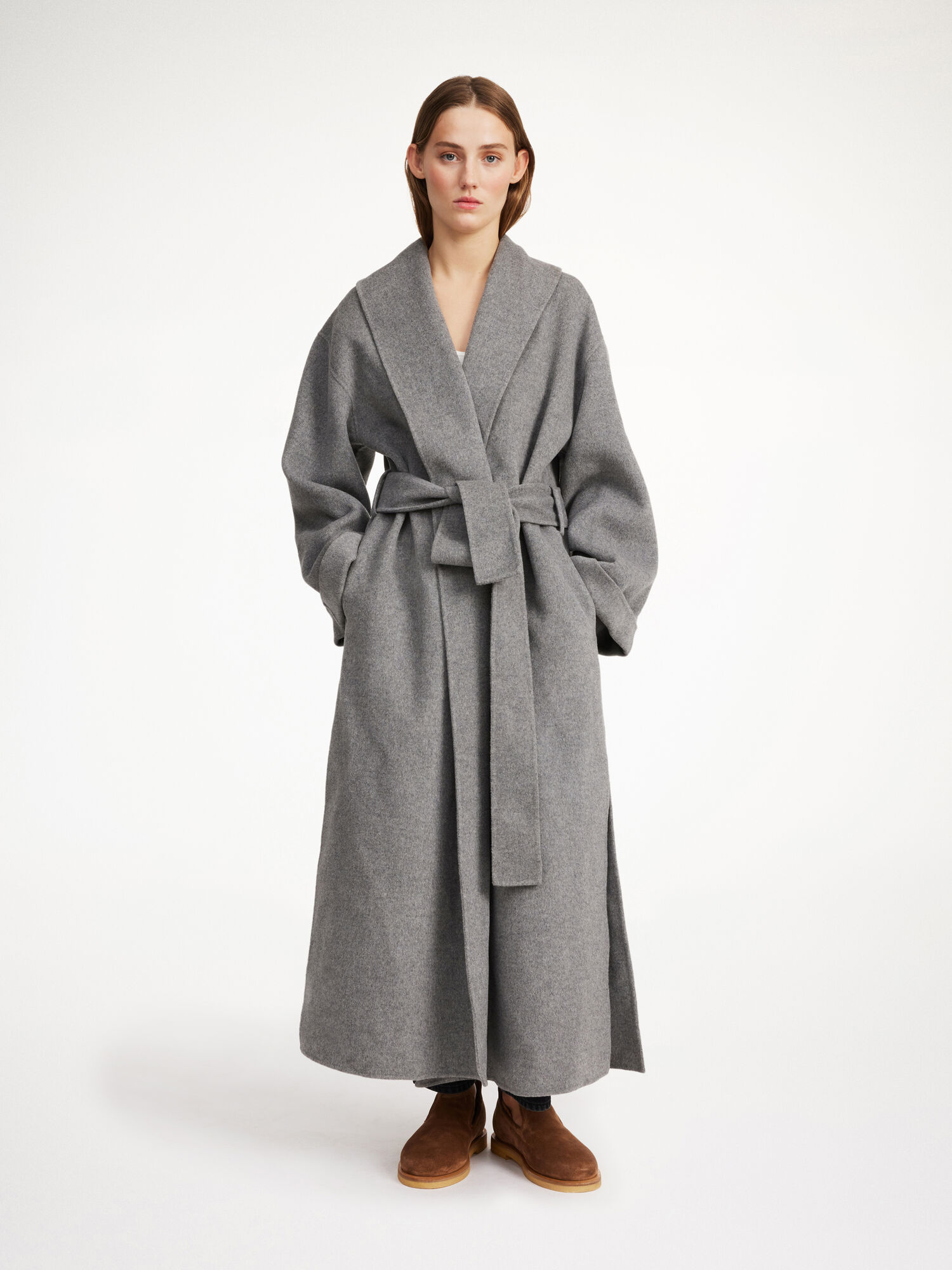 By Malene Birger Trullem Wool Jackor Grå | SE_BB61228