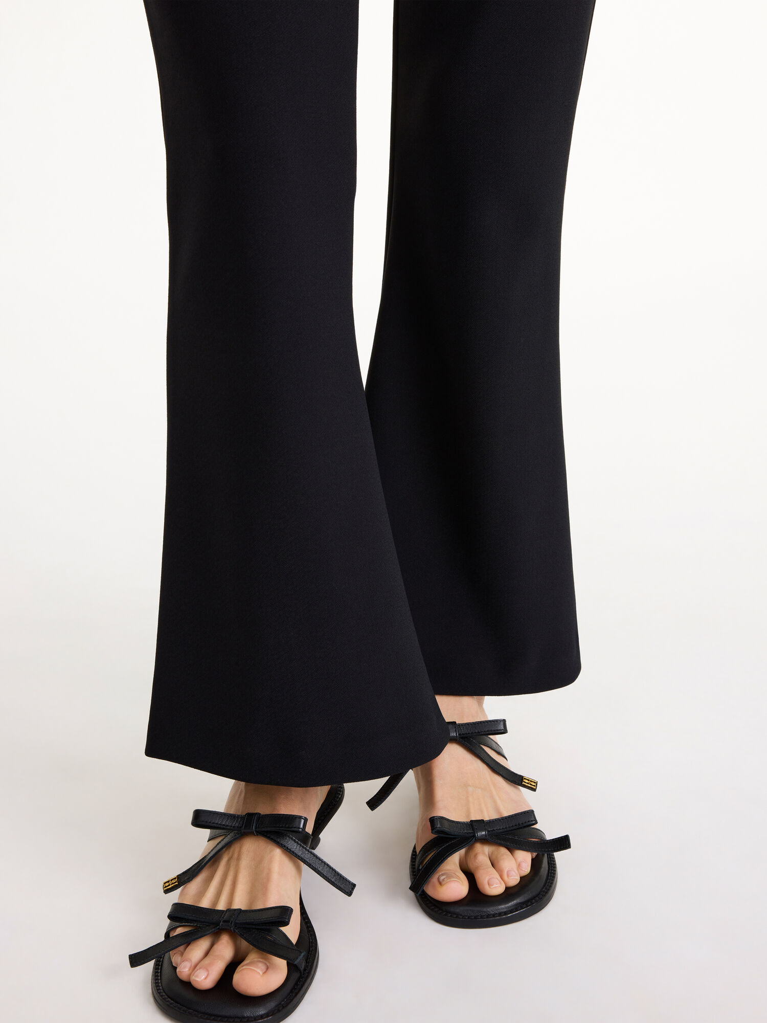 By Malene Birger Vilanna High-waist Långbyxor Svarta | SE_BB19549