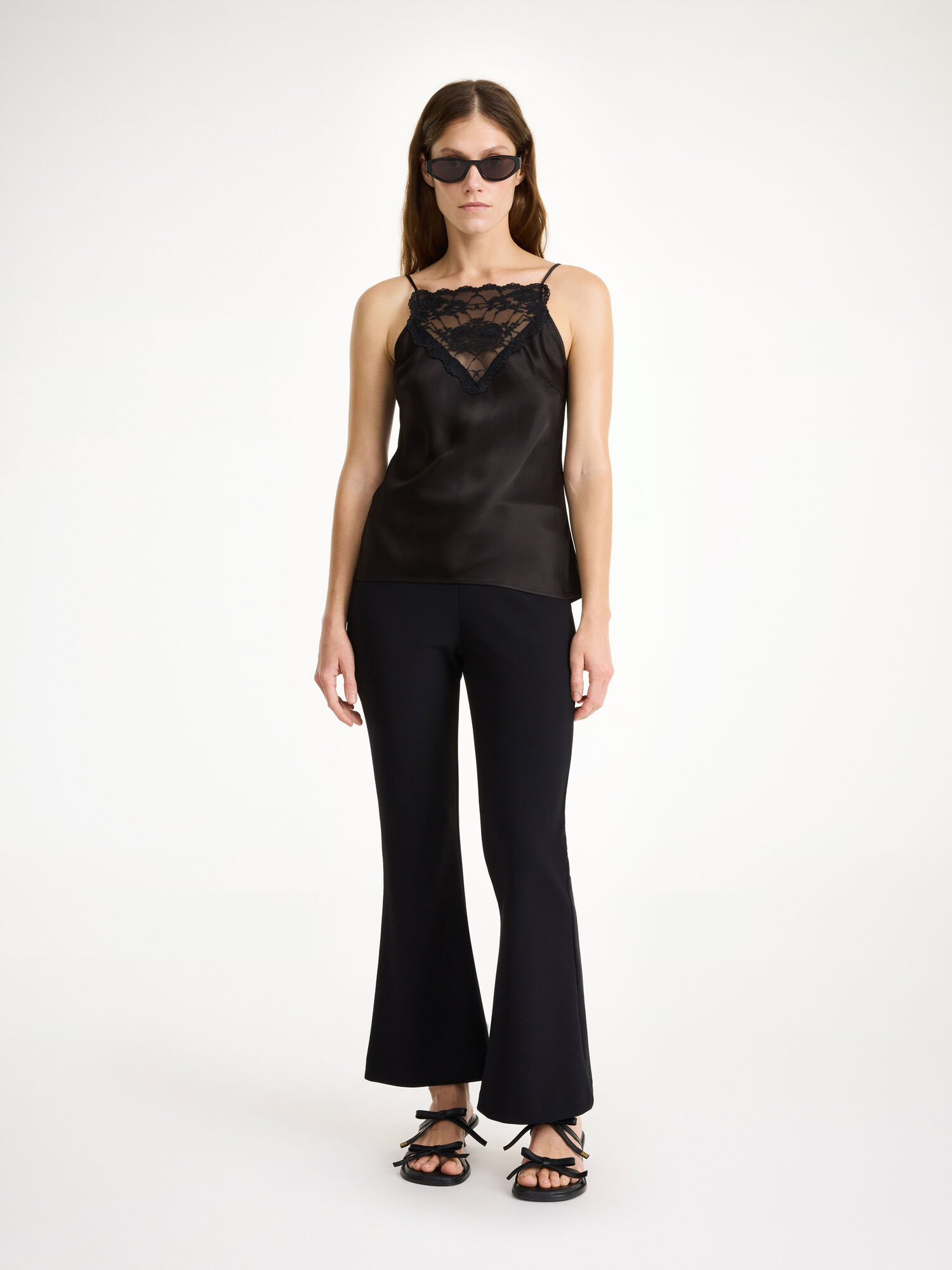 By Malene Birger Vilanna High-waist Långbyxor Svarta | SE_BB19549